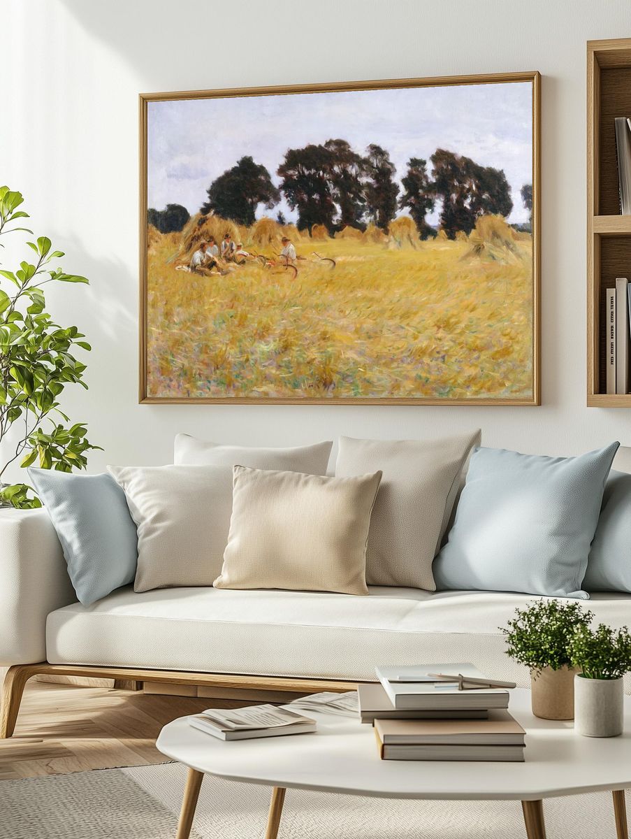 Reapers Resting Wheat Field (1885). — room view 2