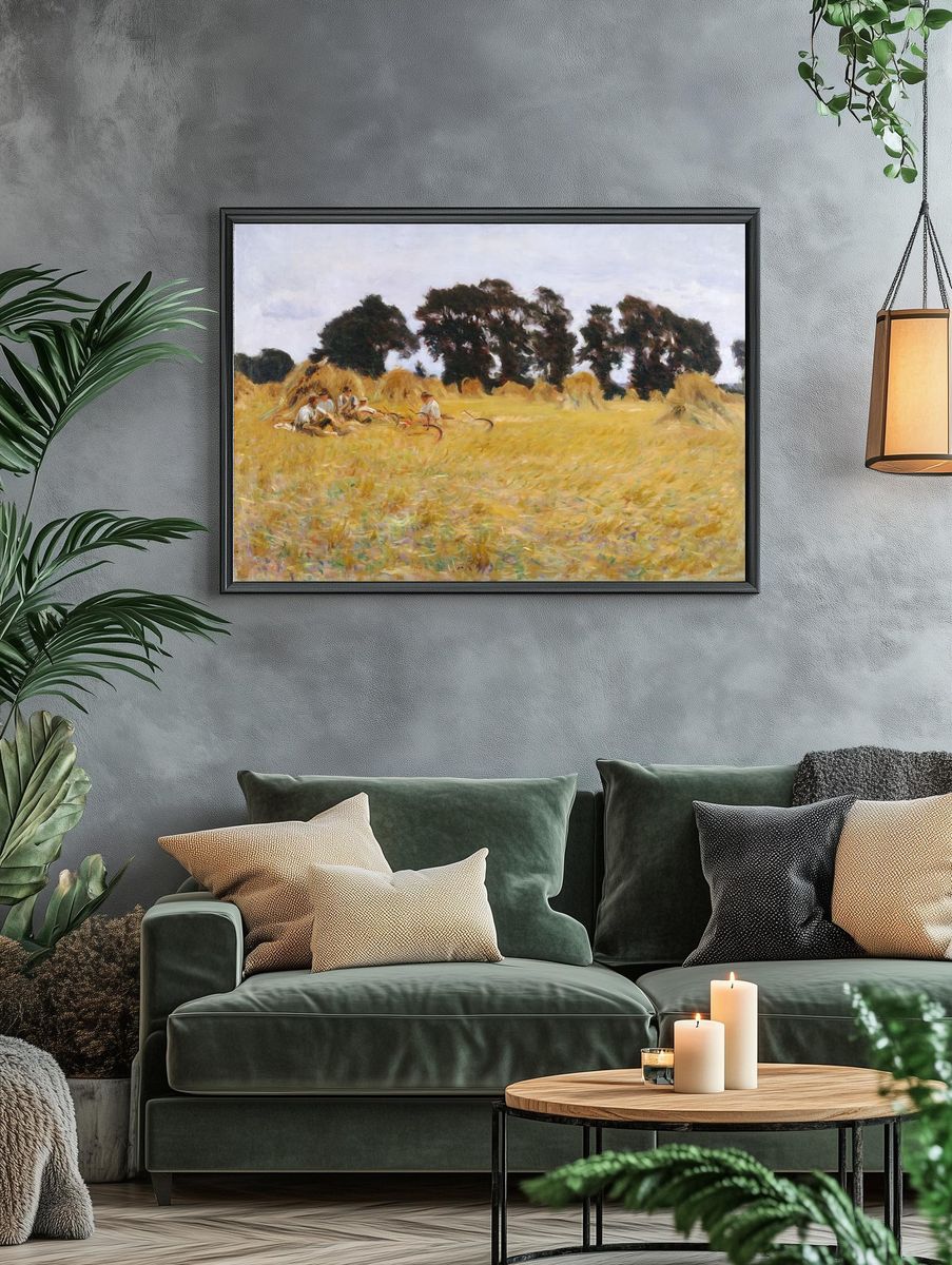Reapers Resting Wheat Field (1885). — room view 4