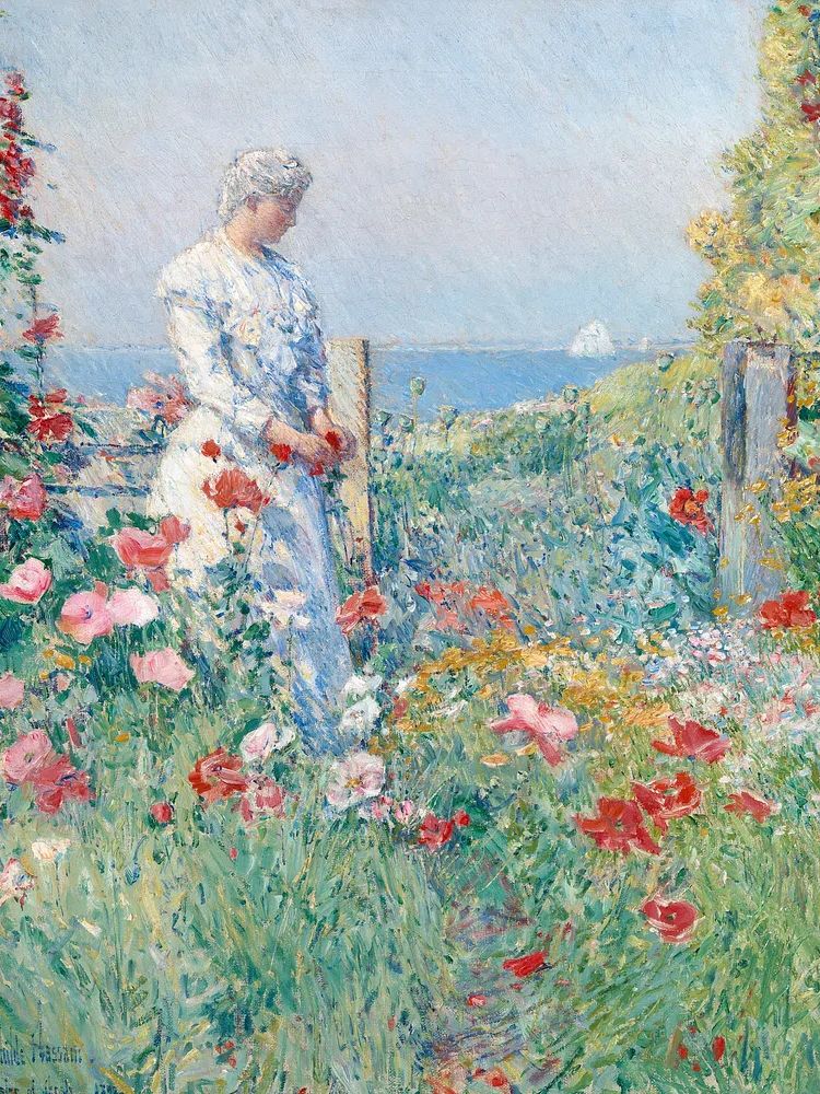 Garden (Celia Thaxter Her Garden). poster detail