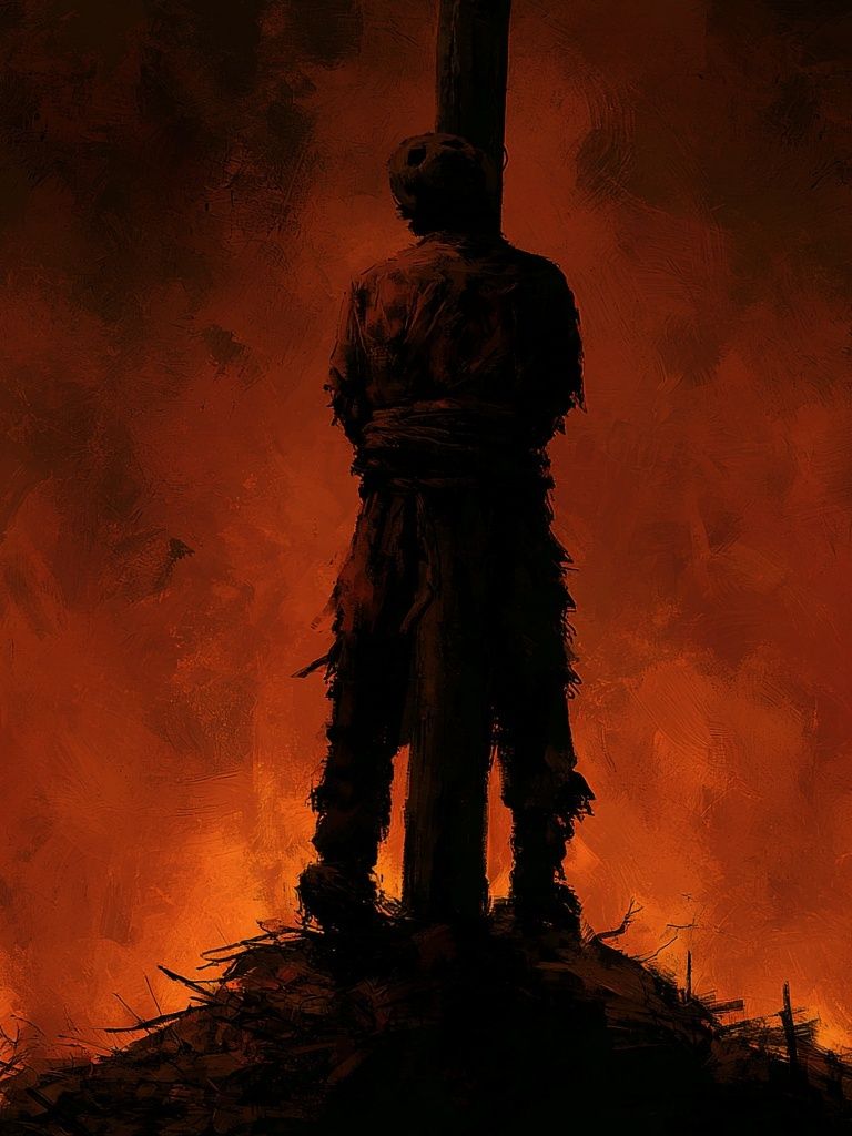 Inferno Silhouette Fine-Art Poster. poster — fine-art art