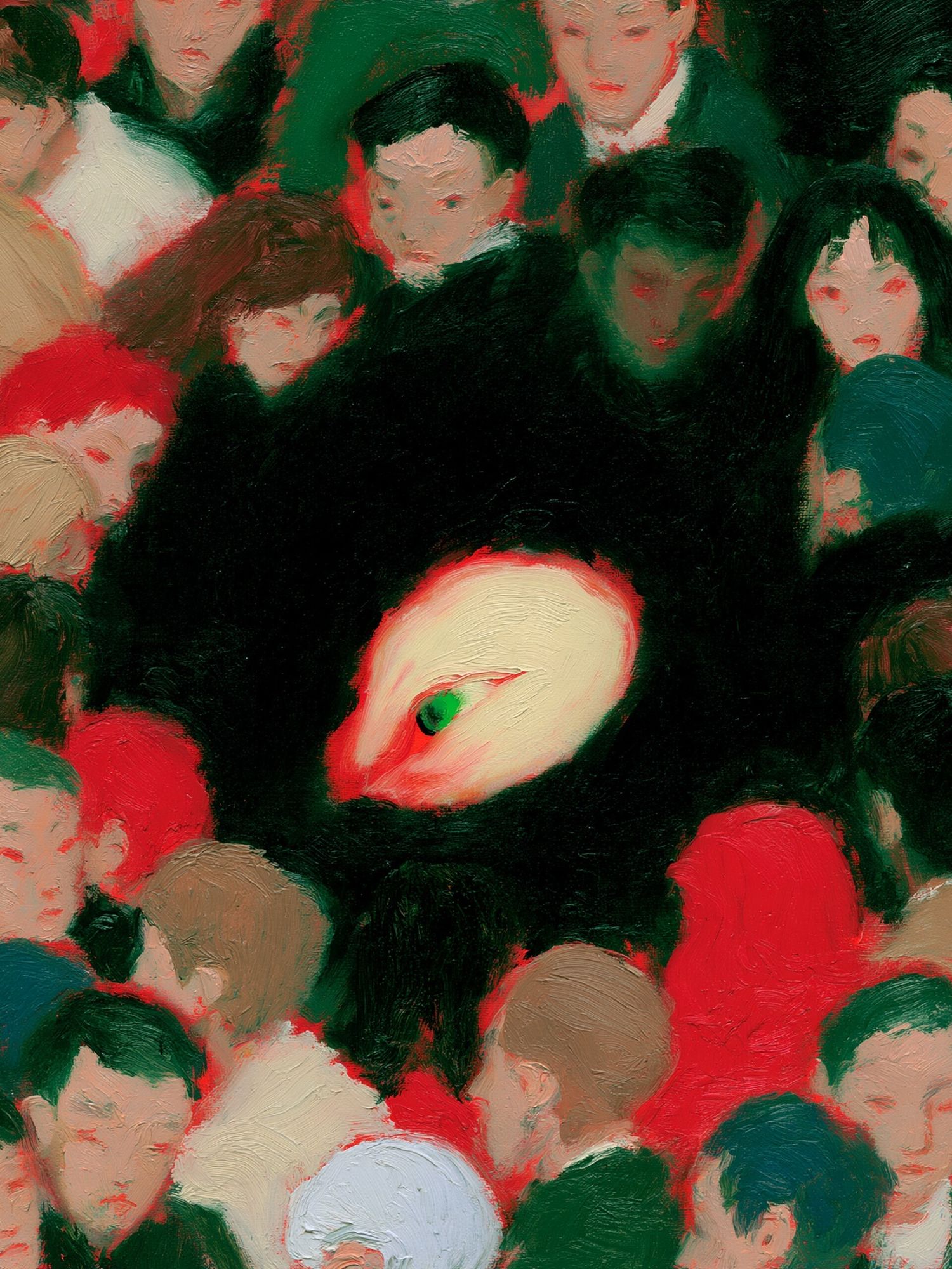 Crowd Portrait Fine-Art Poster. poster — fine-art art