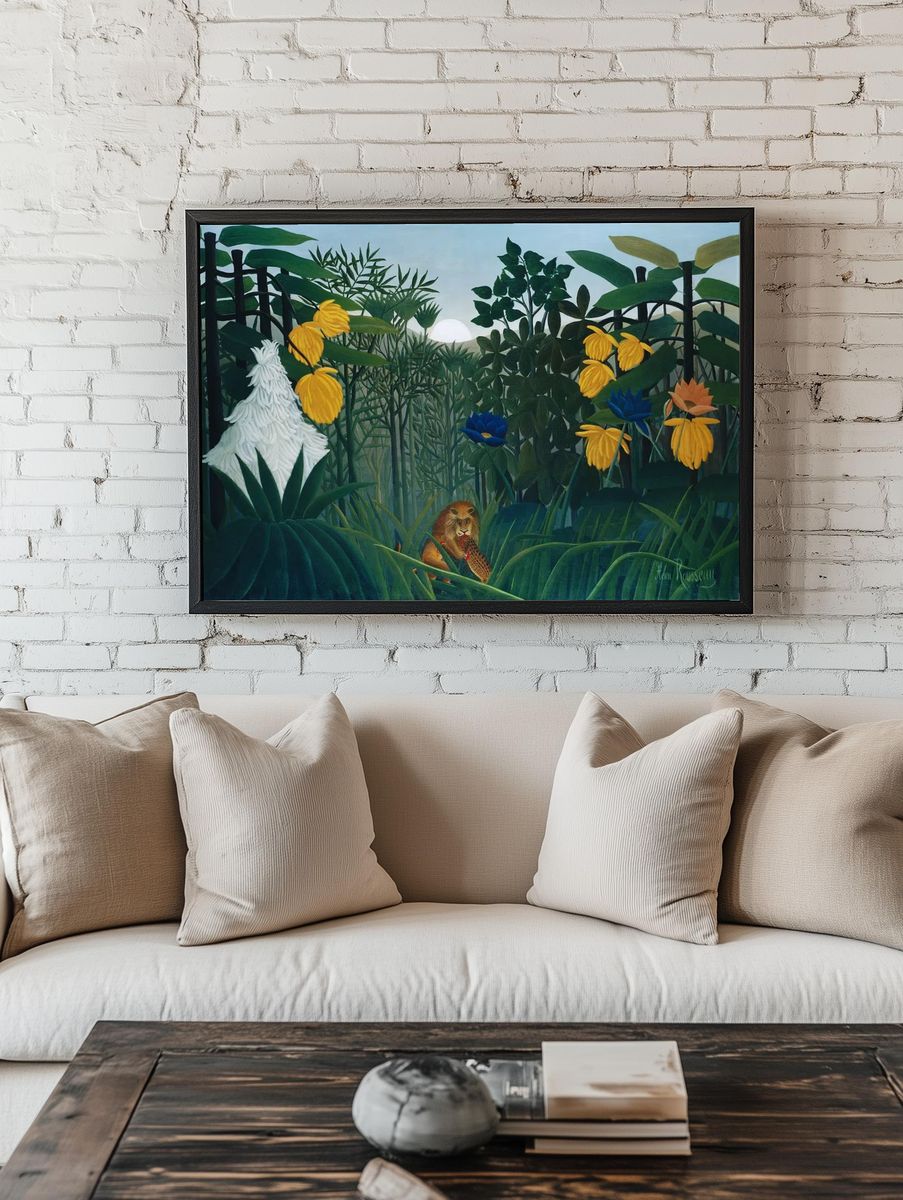 Repast Lion (1907) Henri Rousseau. — room view 1