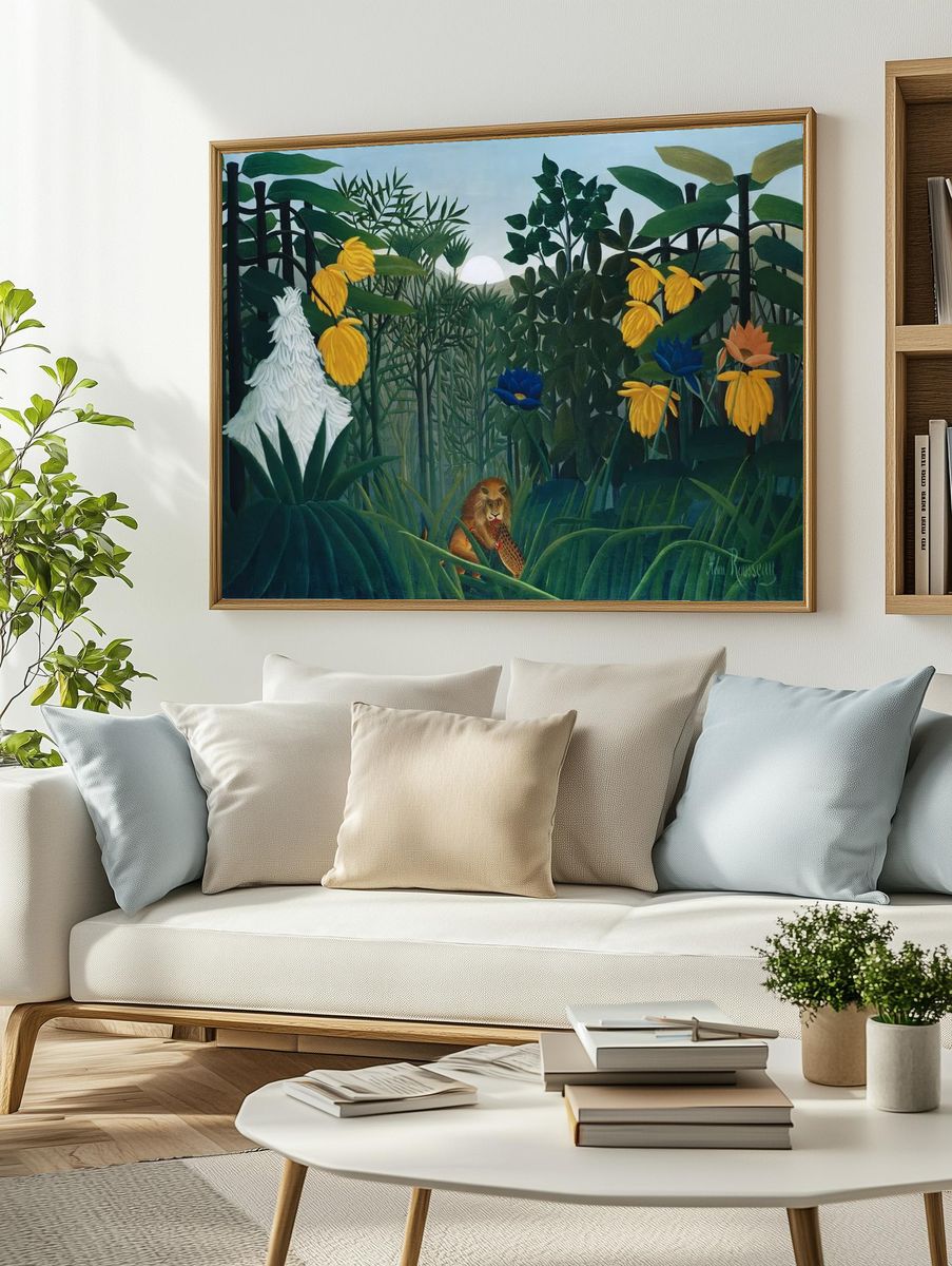 Repast Lion (1907) Henri Rousseau. — room view 2