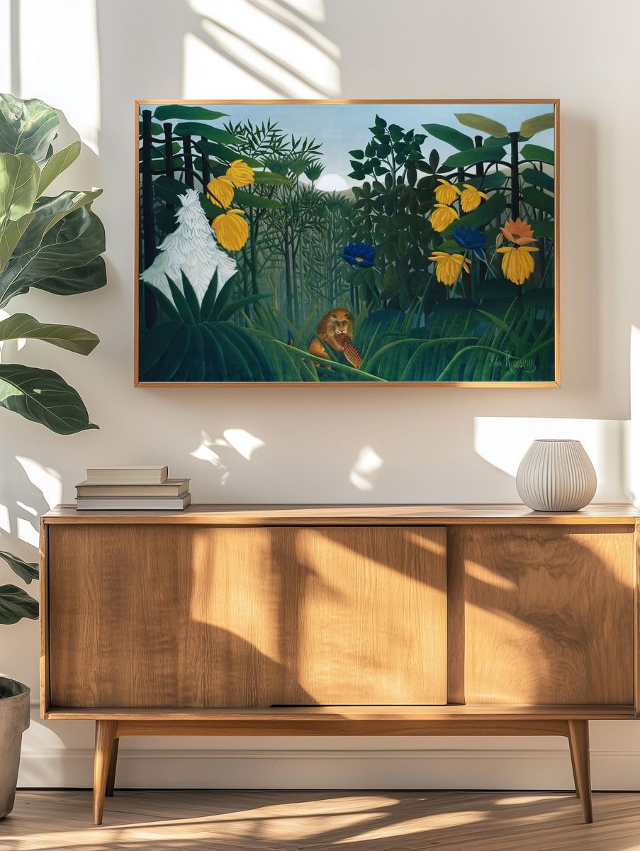 Repast Lion (1907) Henri Rousseau. — room view 3
