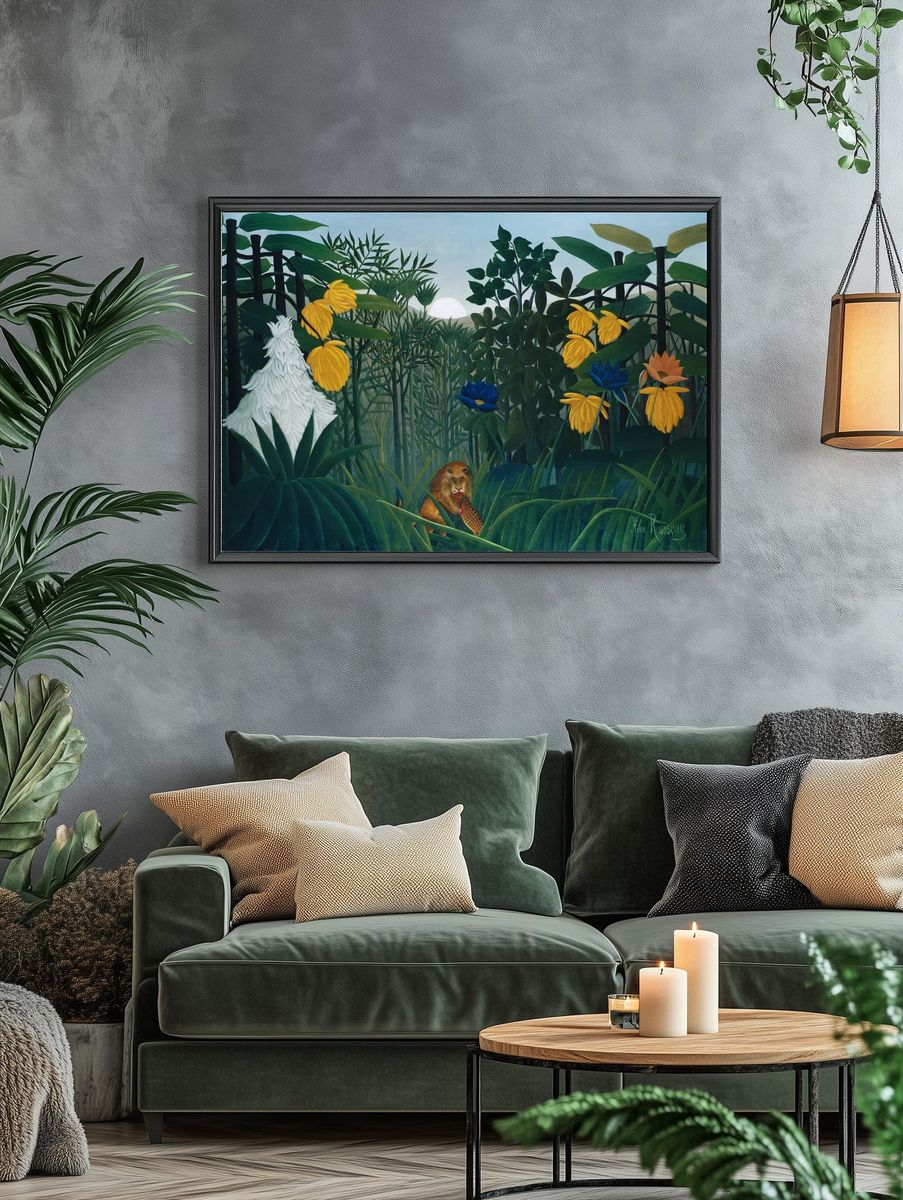 Repast Lion (1907) Henri Rousseau. — room view 4