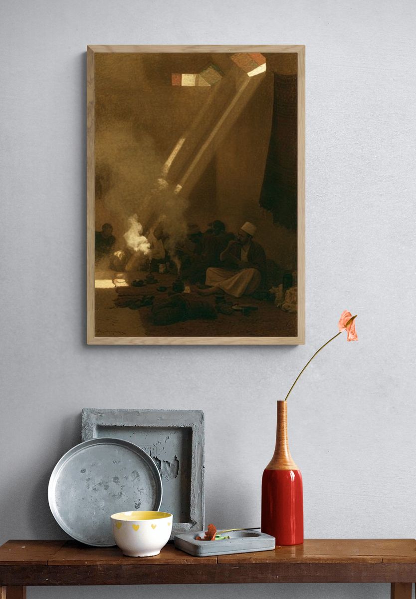 Sunlit Gathering — Fine-Art Print. — room view 3