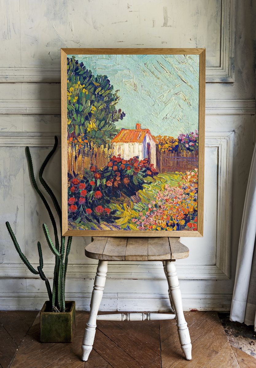 Van Gogh iPhone wallpaper, Landscape. — room view 1