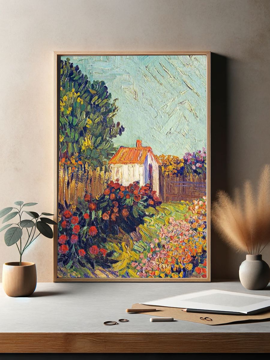 Van Gogh iPhone wallpaper, Landscape. — room view 2