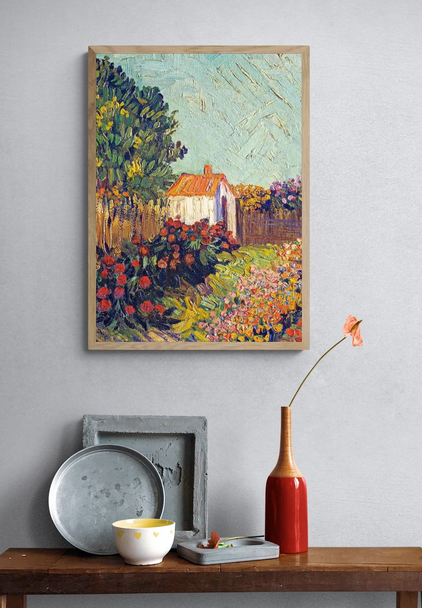 Van Gogh iPhone wallpaper, Landscape. — room view 3