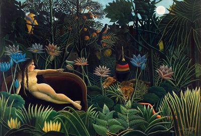 Henri Rousseau 's Dream (1910).