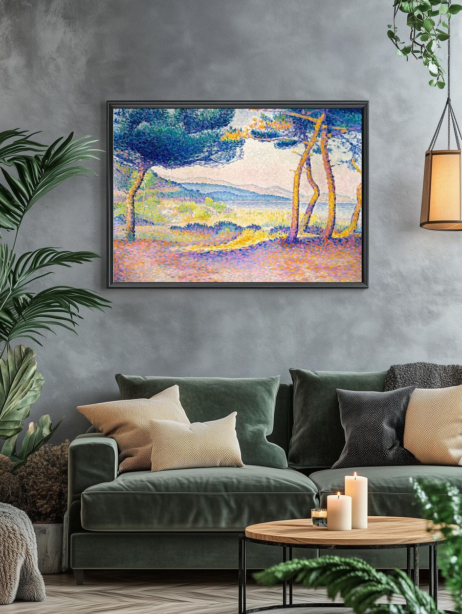 Pines Along Shore (1896) painting. — room view 4