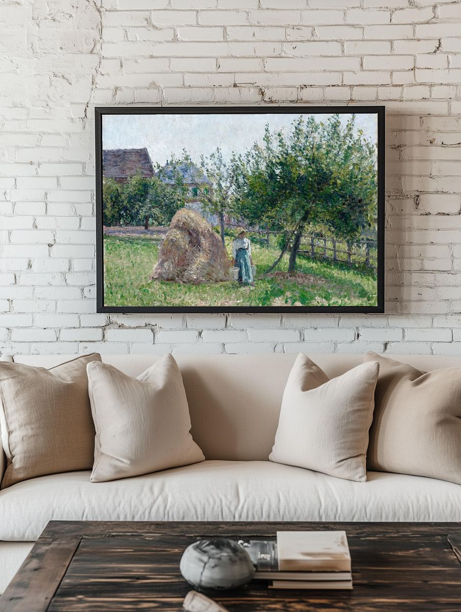 Apple trees Eragny, sunny morning. room preview