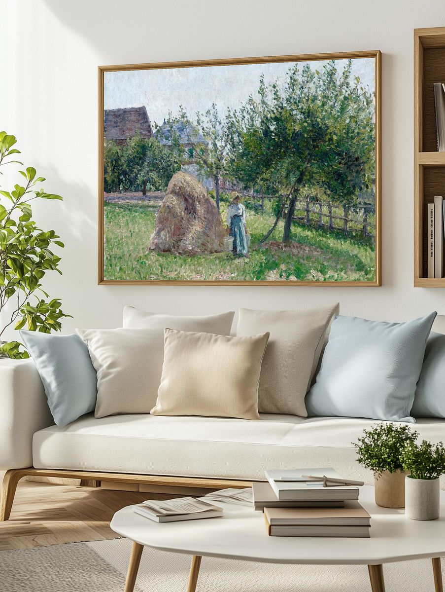 Apple trees Eragny, sunny morning. — room view 2