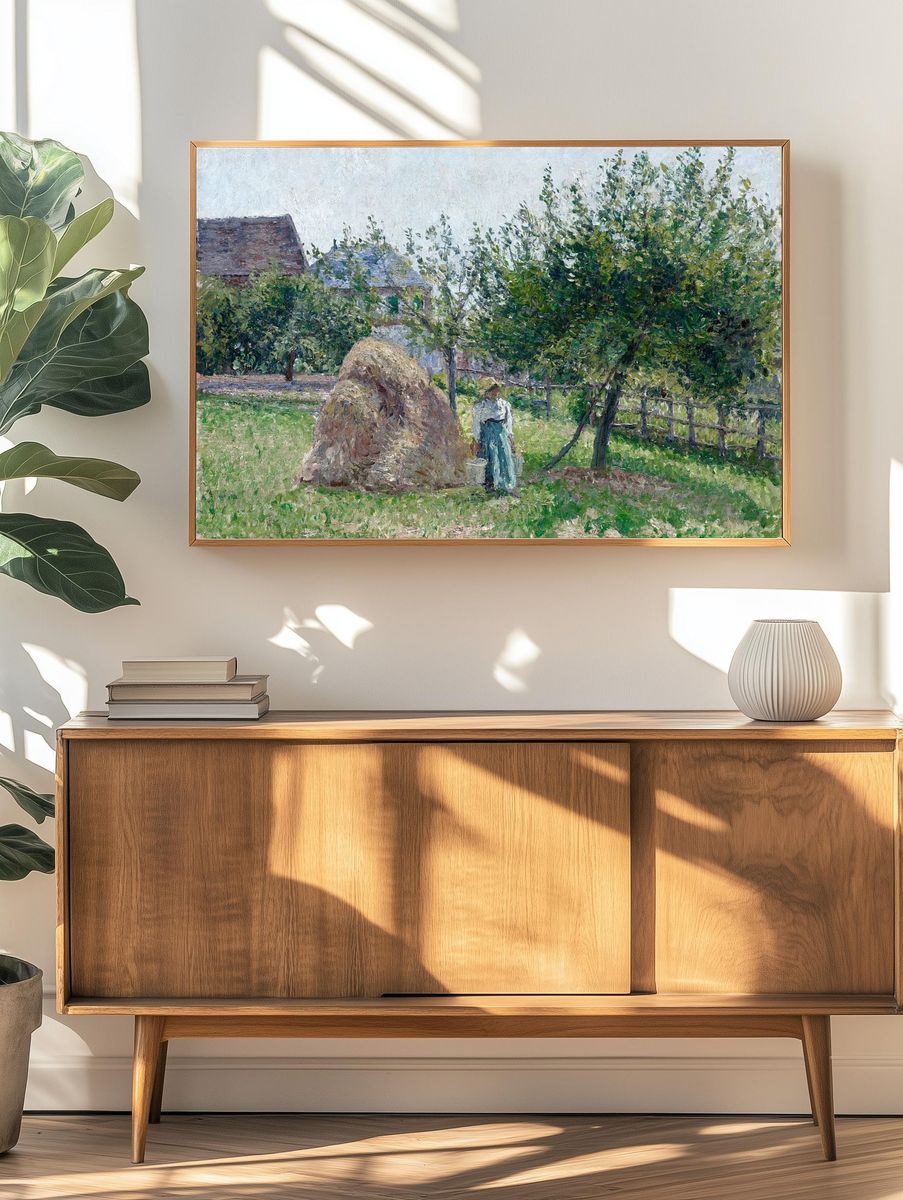Apple trees Eragny, sunny morning. — room view 3