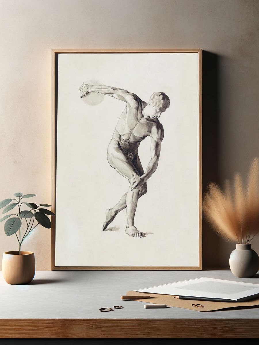 Male Nude. Gipsmodel van Discuswerper. — room view 2