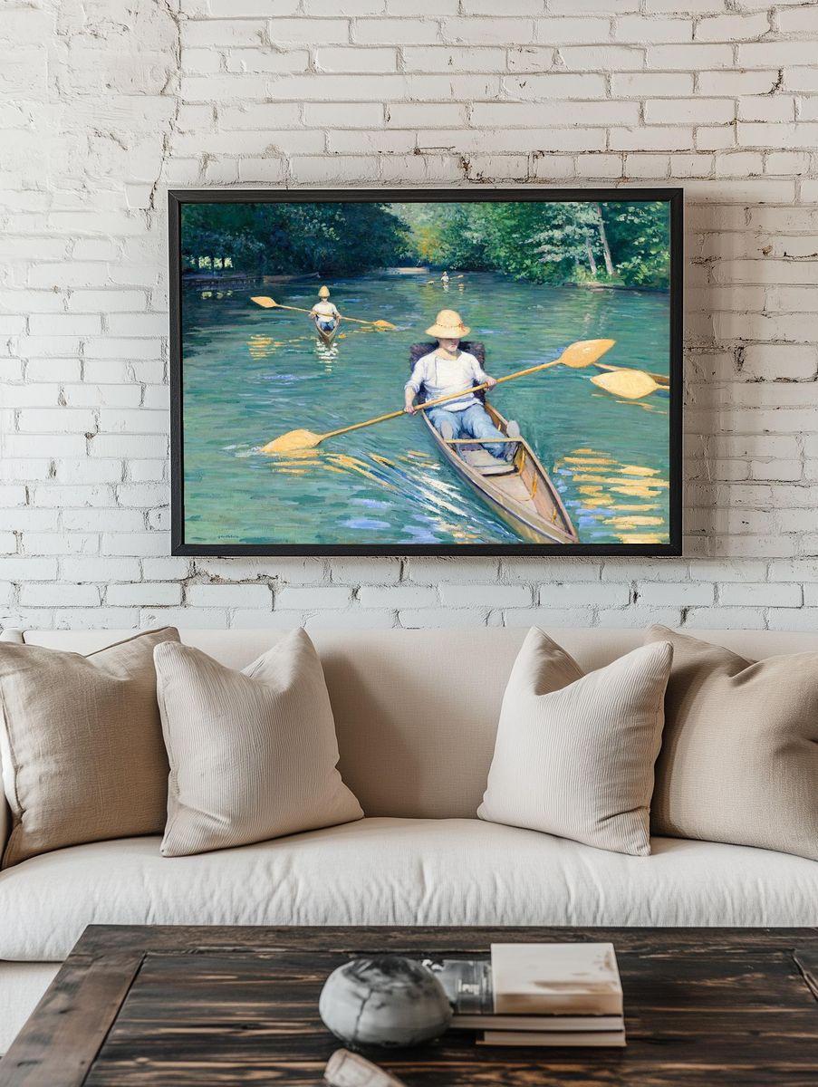 Skiffs (1877) painting high resolution. — room view 1