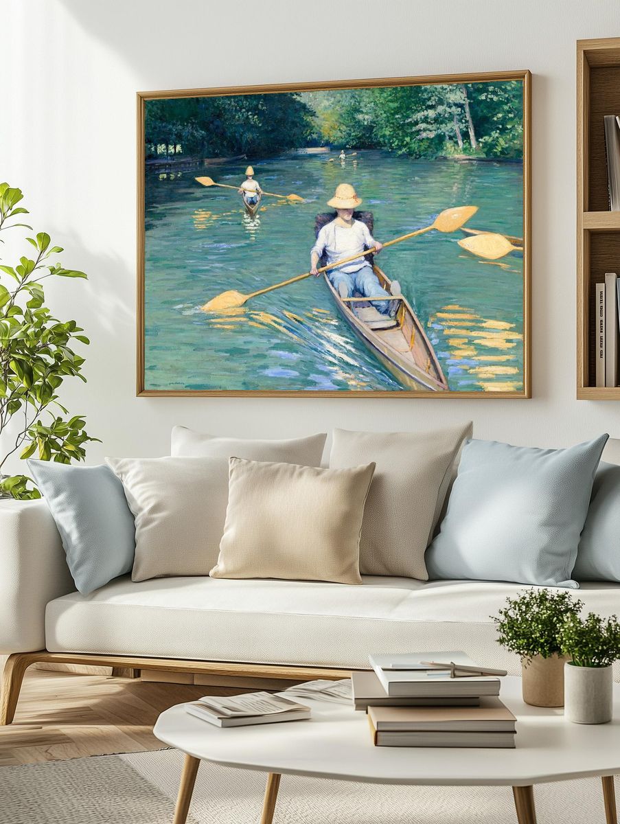 Skiffs (1877) painting high resolution. — room view 2