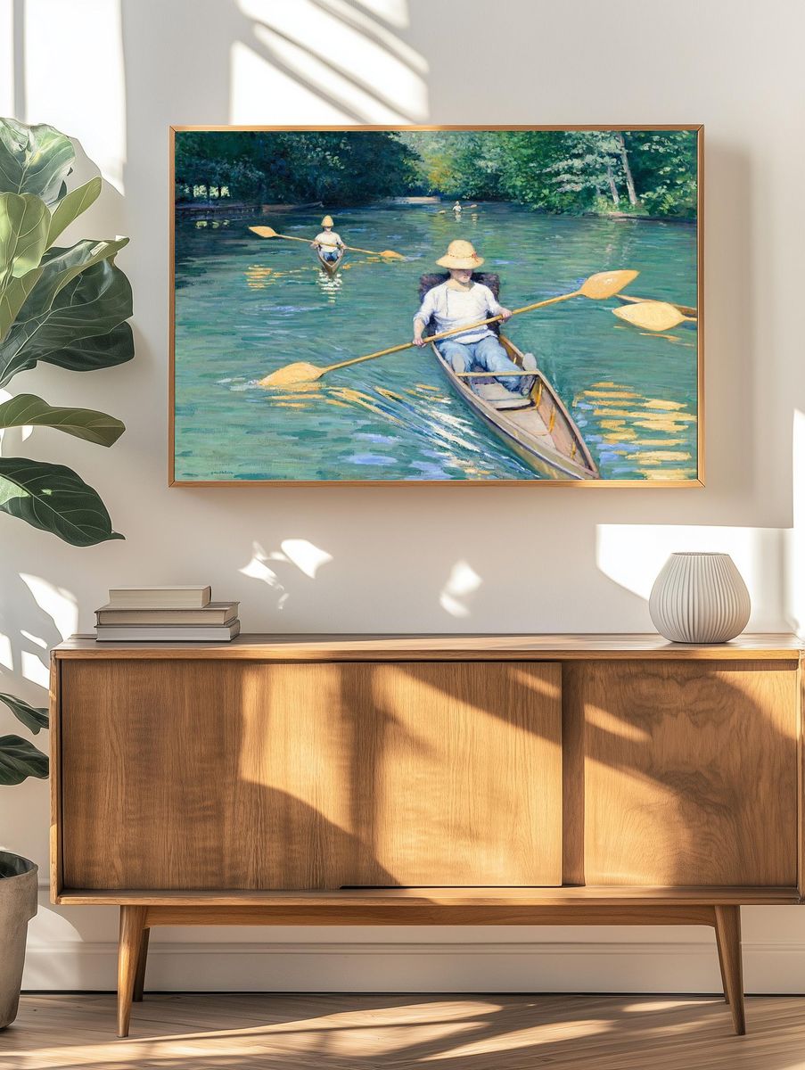 Skiffs (1877) painting high resolution. — room view 3