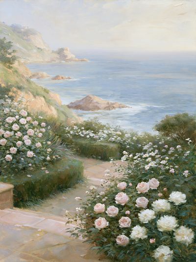 Coastal Rose Garden Fine-Art Print.