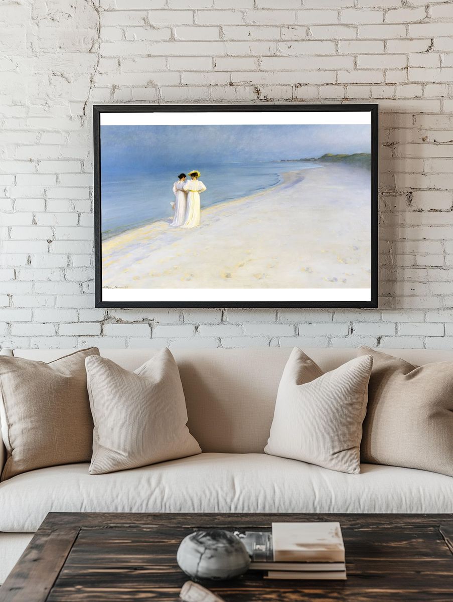 Summer evening Skagen's Beach (1893). room preview
