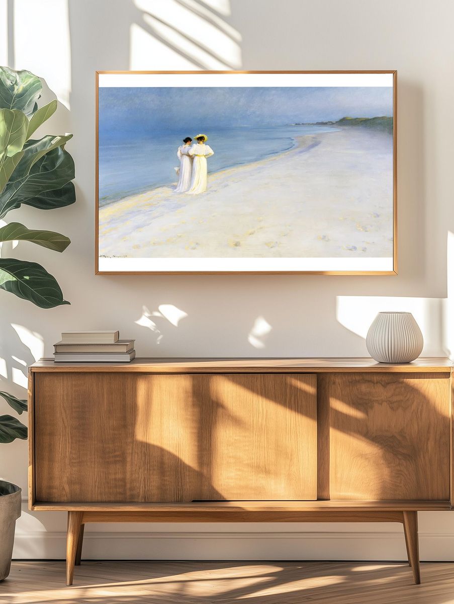Summer evening Skagen's Beach (1893). — room view 3