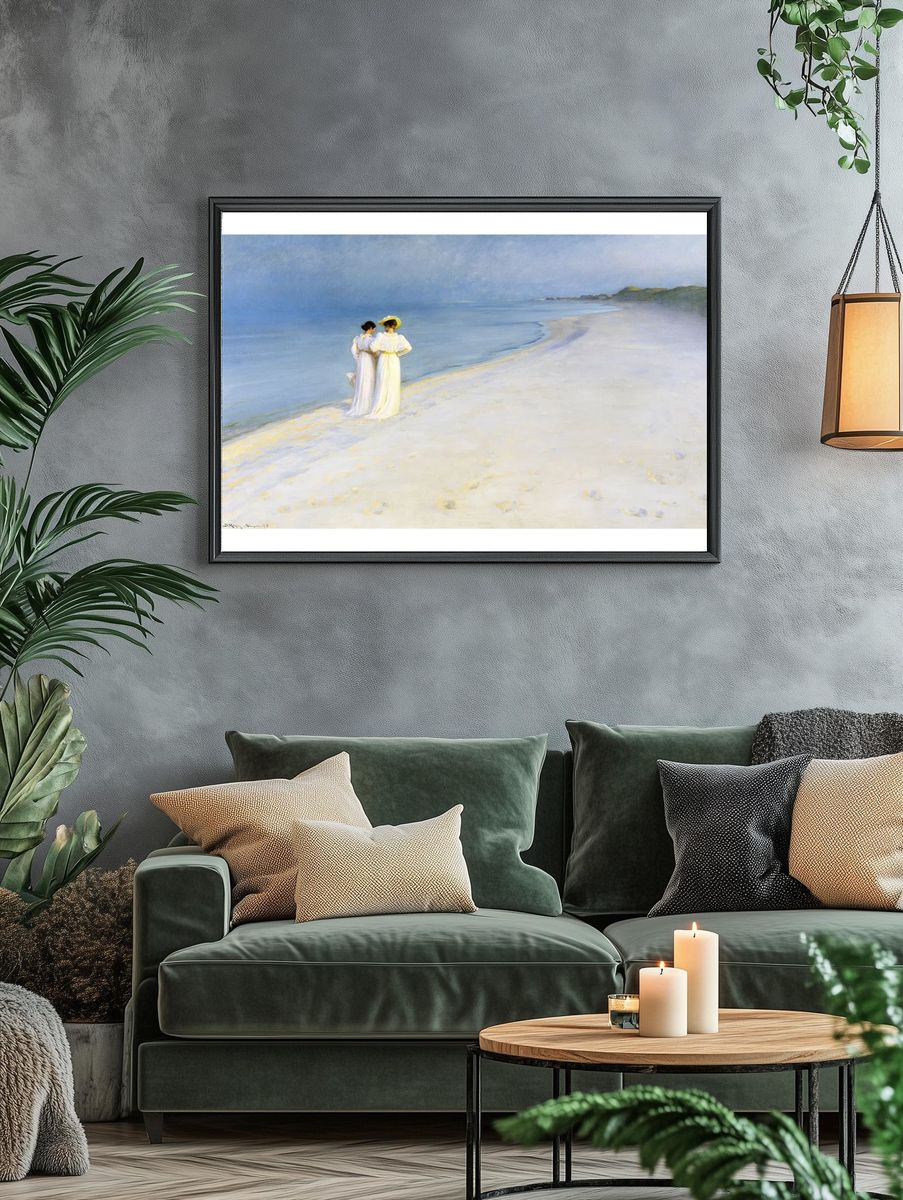 Summer evening Skagen's Beach (1893). — room view 4