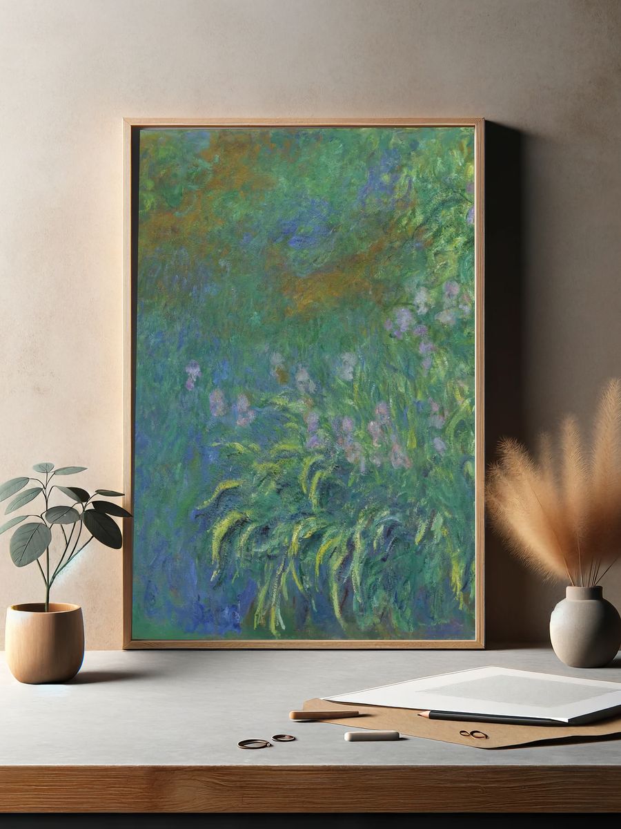 Irises by Claude Monet. — room view 2