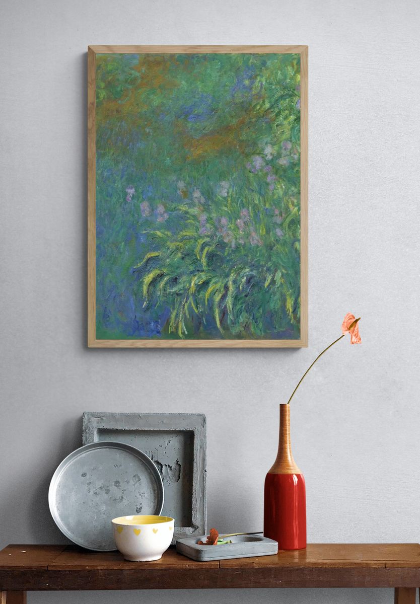 Irises by Claude Monet. — room view 3