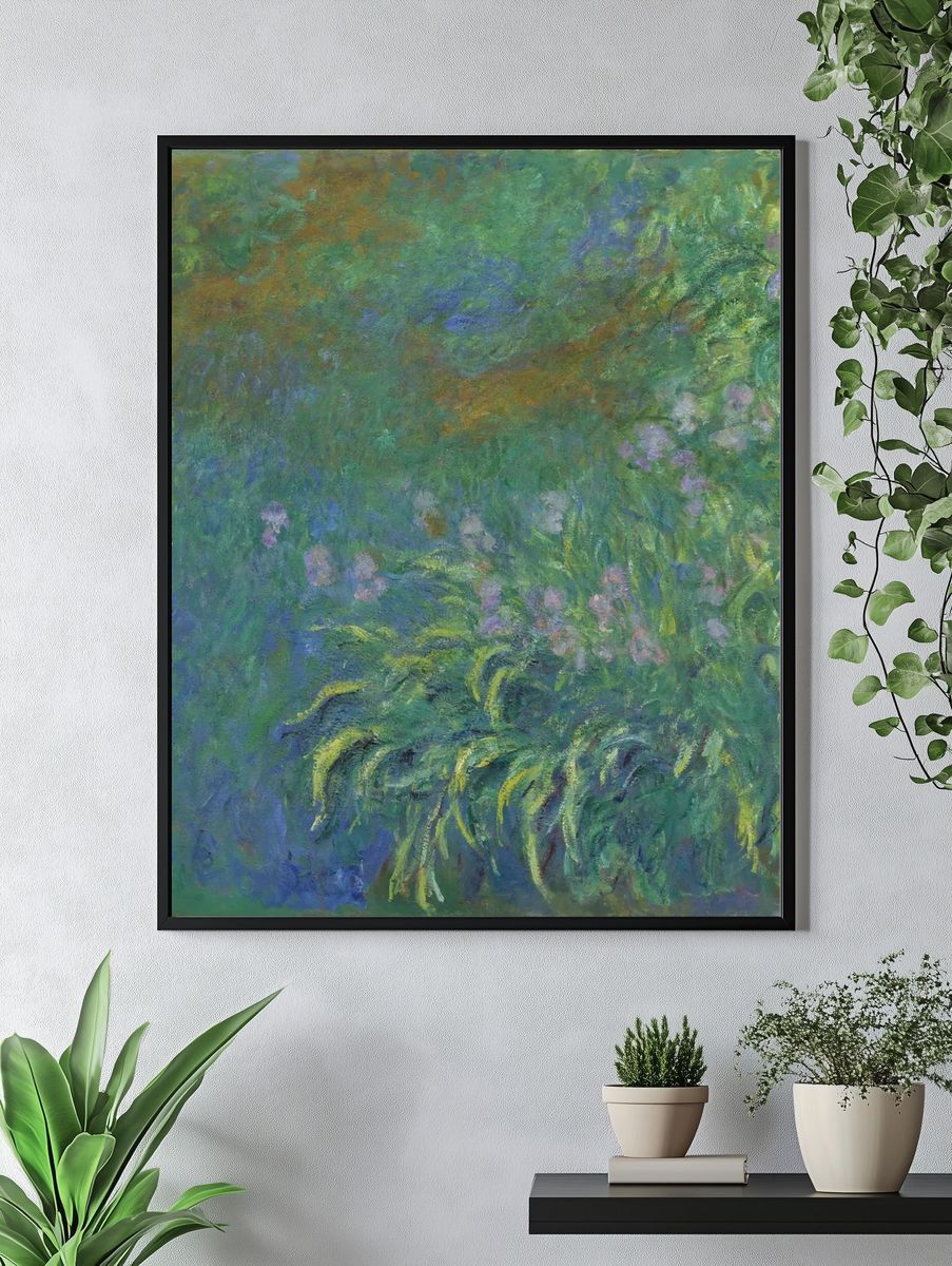 Irises by Claude Monet. — room view 4