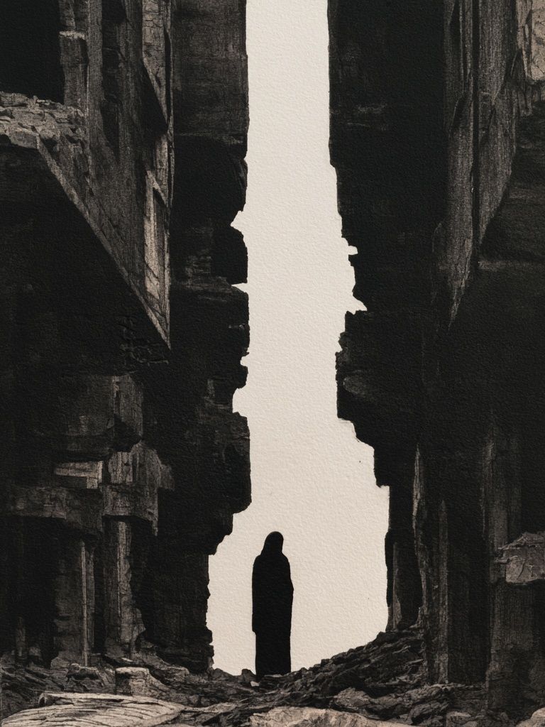 Canyon Silhouette Fine-Art Print. poster detail
