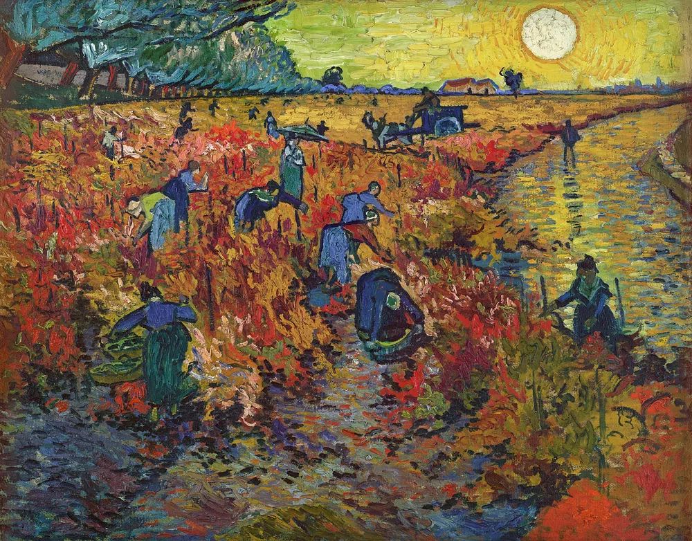 Vincent van Gogh 's Red. poster — fine-art art