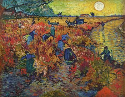 Vincent van Gogh 's Red. poster print
