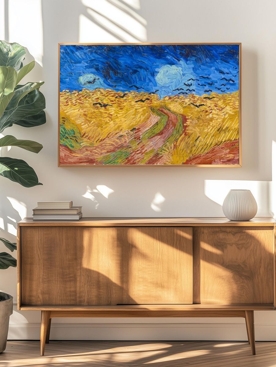 Vincent van Gogh 's Wheatfield. — room view 3
