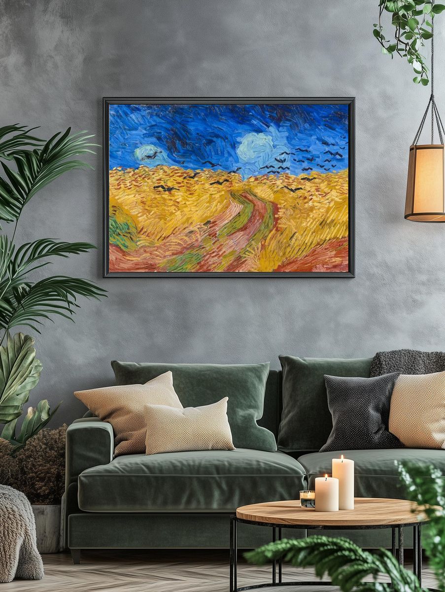 Vincent van Gogh 's Wheatfield. — room view 4