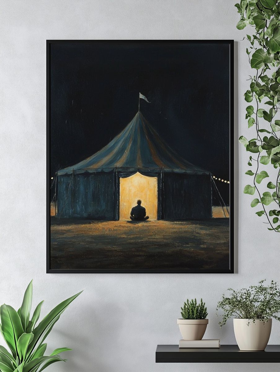 Circus Tent at Night Poster. — room view 4