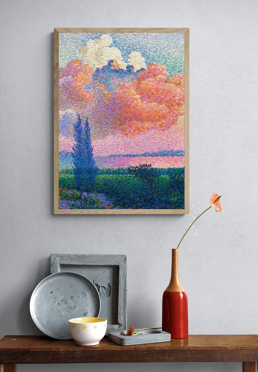 Vintage art mobile wallpaper, iPhone. — room view 3