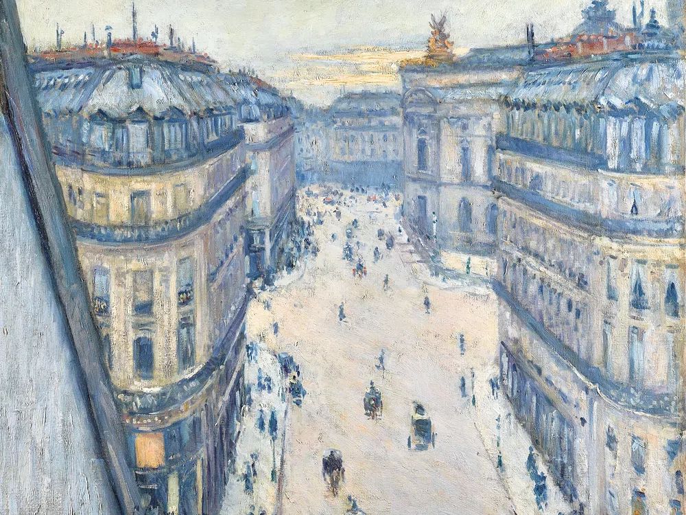 Paris Boulevard Impressionist Poster. poster — fine-art art