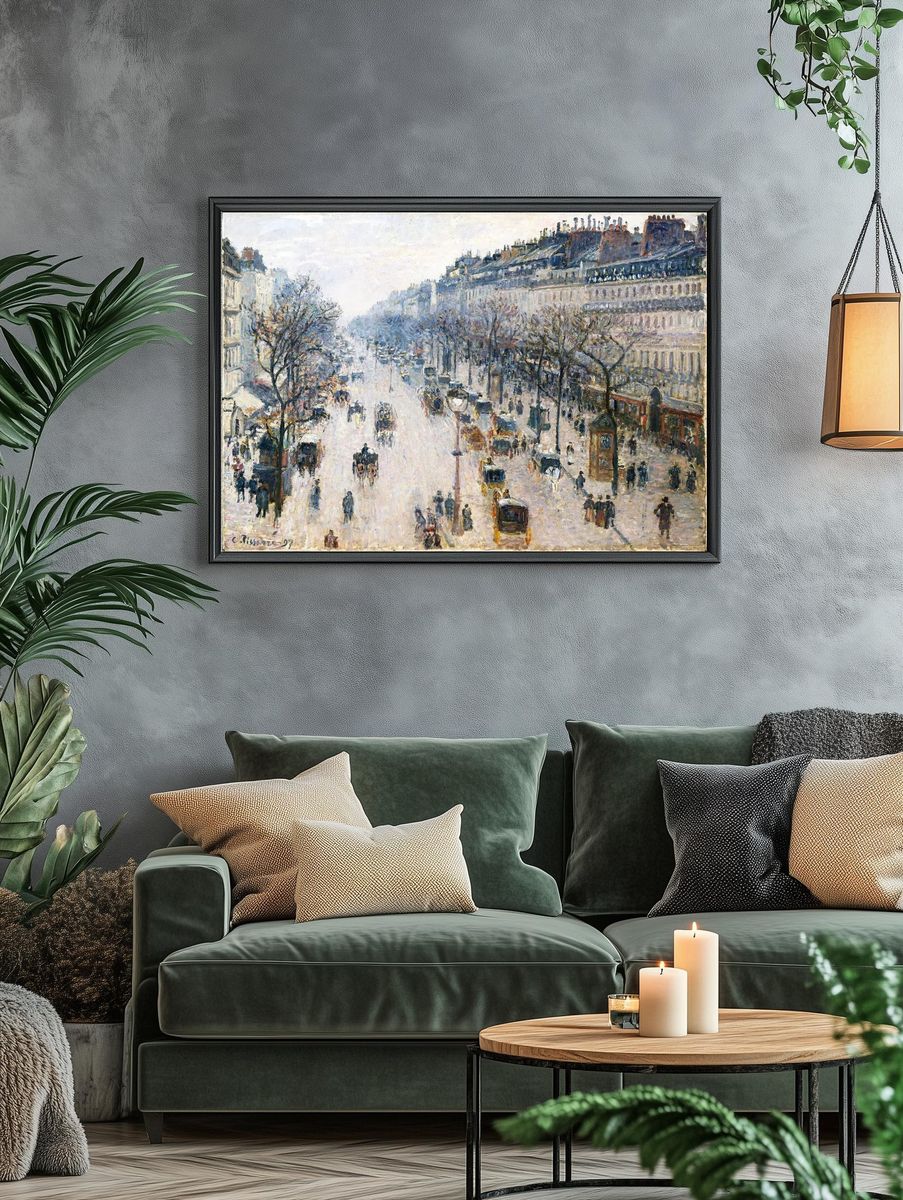 Boulevard Montmartre Winter Morning (1897). — room view 4