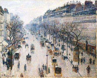 Boulevard Montmartre Winter Morning (1897).