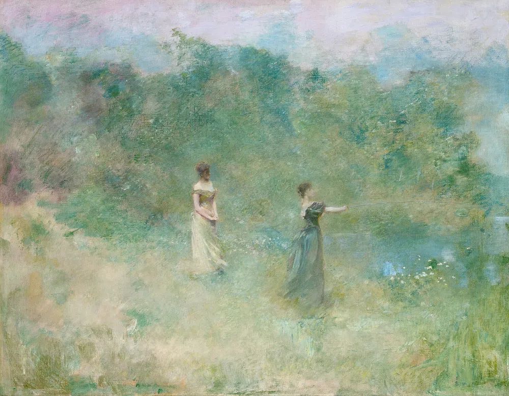 Summer (1890) vintage painting Thomas. poster detail
