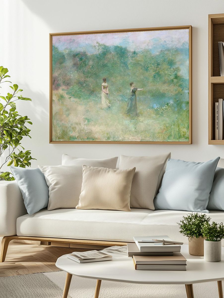 Summer (1890) vintage painting Thomas. — room view 2