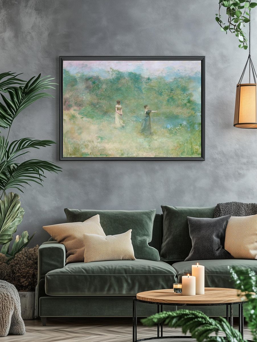 Summer (1890) vintage painting Thomas. — room view 4