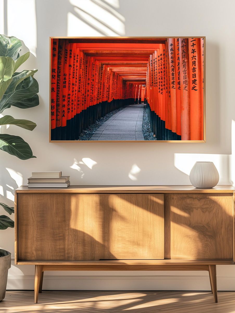 Fushimi Inari Shrine — Photography Poster. — room view 3