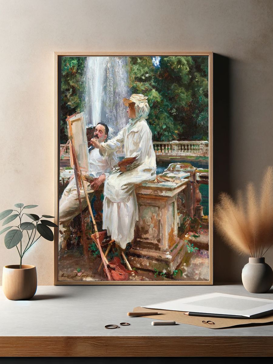 Fountain, Villa Torlonia, Frascati, Italy. — room view 2
