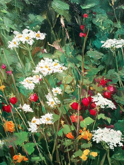 Wildflower Meadow Impressionism Poster.