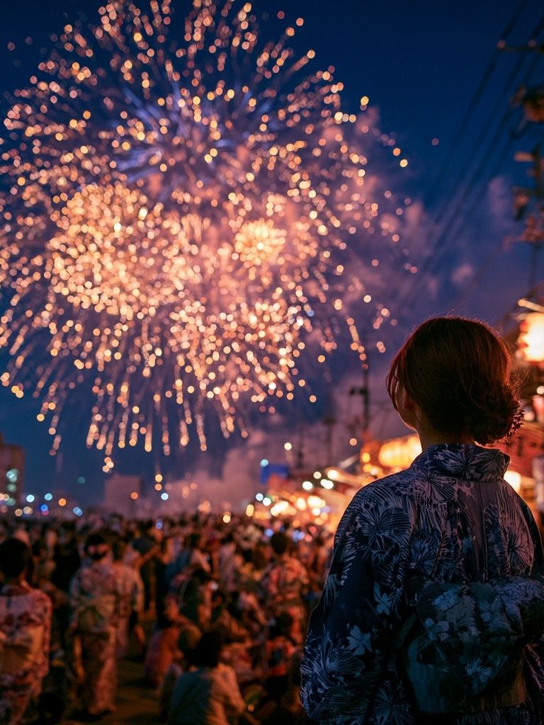 Fireworks Festival Night Photography Poster. poster — photography art