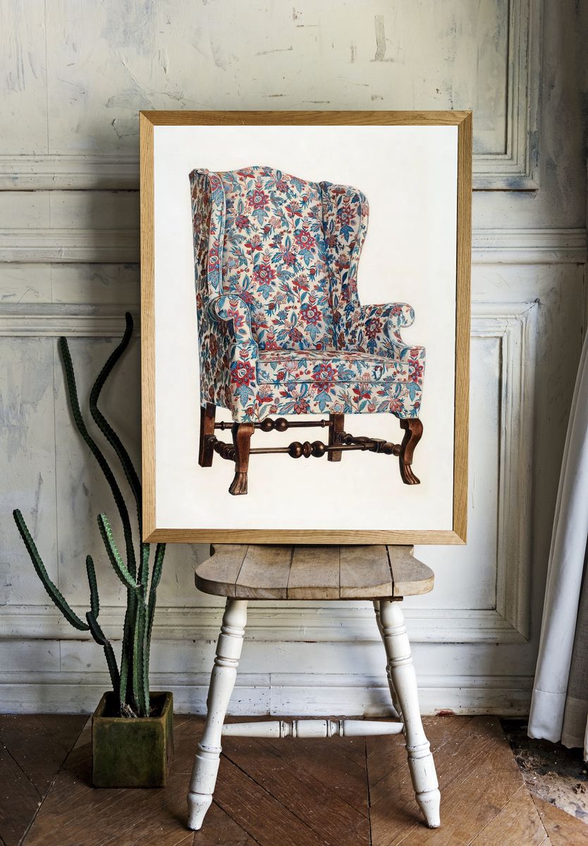 Wing Chair (1941) Rolland Livingstone. room preview