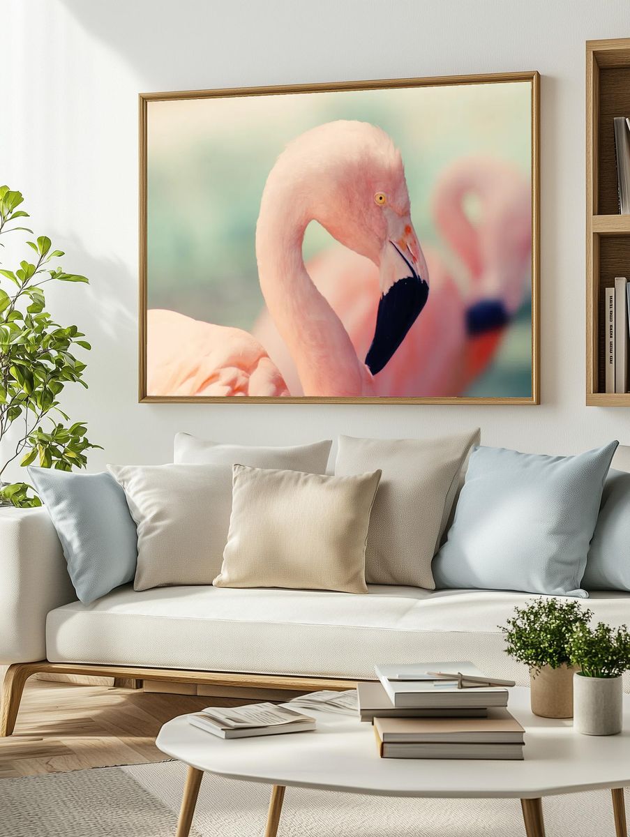Flamingo closeup. — room view 2