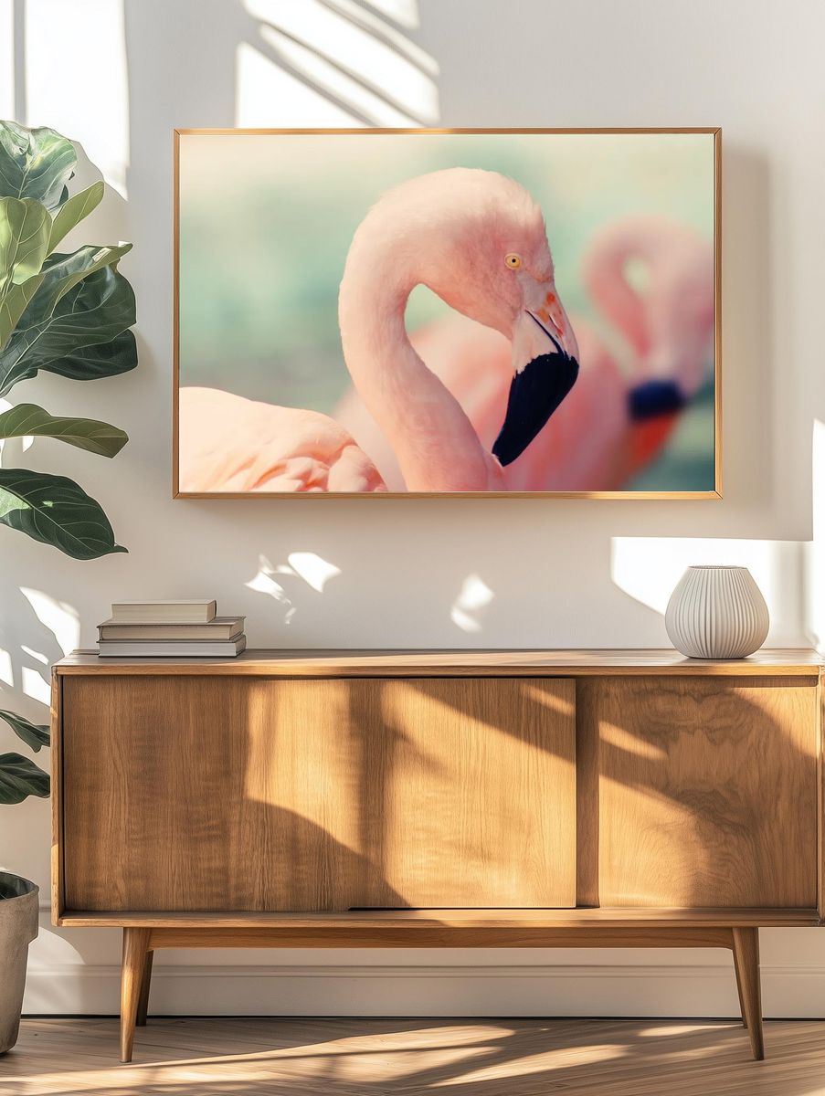 Flamingo closeup. — room view 3