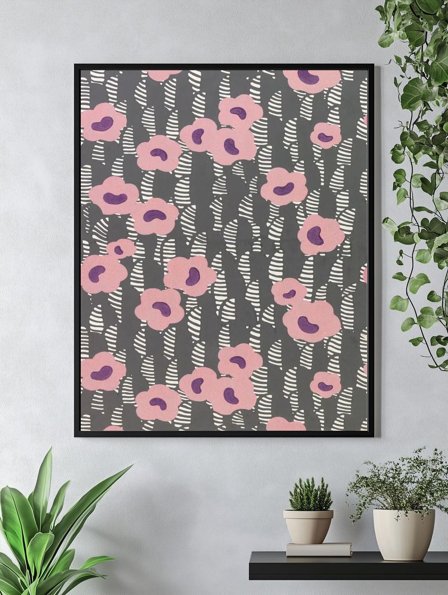 Floral Pattern — Illustration Print. — room view 4